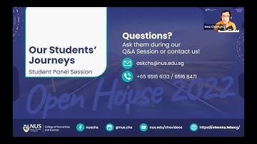 Student Panel | CHS @ NUS e-Open House 2022