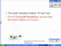 Foucault Pendulum and Cosmic Concepts in Physics and Geography