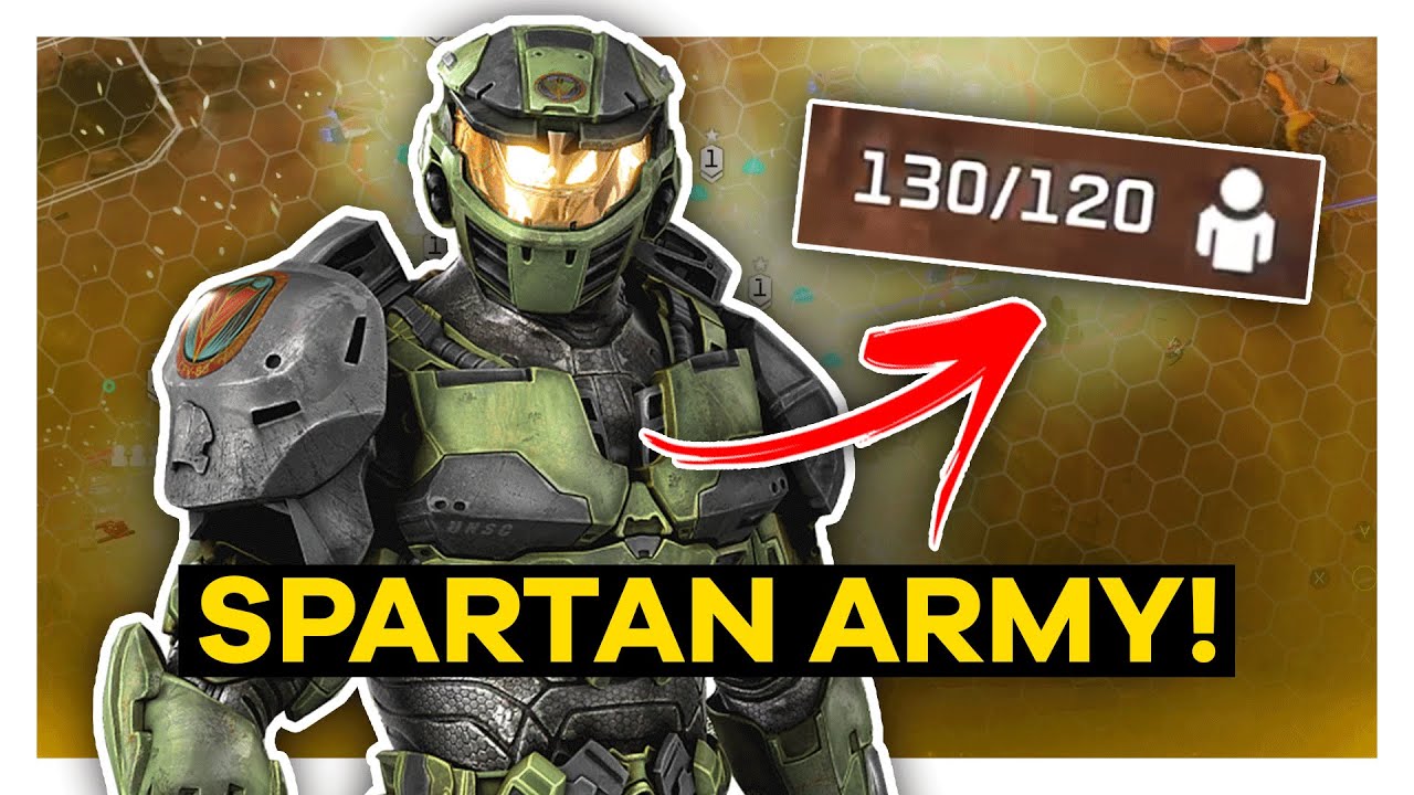 my INDESTRUCTIBLE spartan army in Halo Wars 2!  💪
