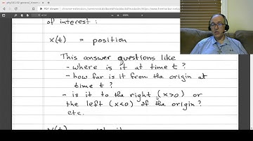Phy101 - Lecture 02 - 1-D Kinematics