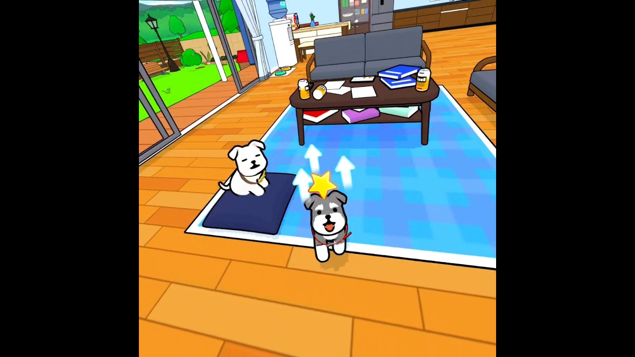ピノ(くしゃみレアです)と、ちゃこ(一輪の薔薇で遊びました)と、ミント(ついてきてくれてます)観察しつつ模様替え後編!