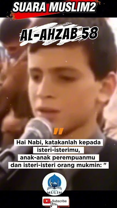 ANAK PALESTINA baca surat Al ahzab ayat 58