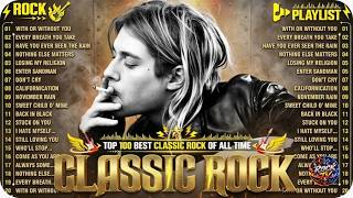 Best Classic Rock Hits 70s 80s 90s Collection 🔥 Led Zeppelin, AC/DC, Nirvana, Def Leppard, U2