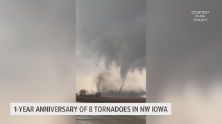 1 year later: 8 tornadoes in touched down in northwest Iowa