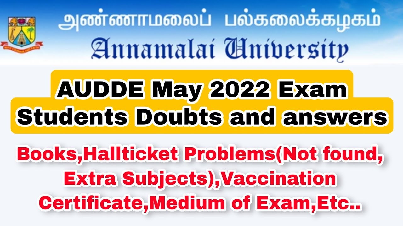 annamalai university assignment 2021 answers