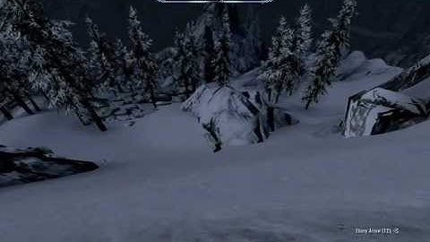 Skyrim Glitch: More Ice Form down a Mountain