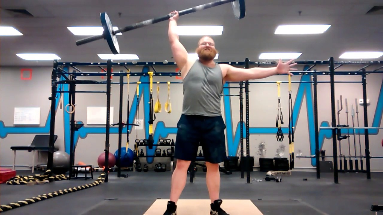 115 Fat Bar/Barbell/Axle One Hand Snatch YouTube