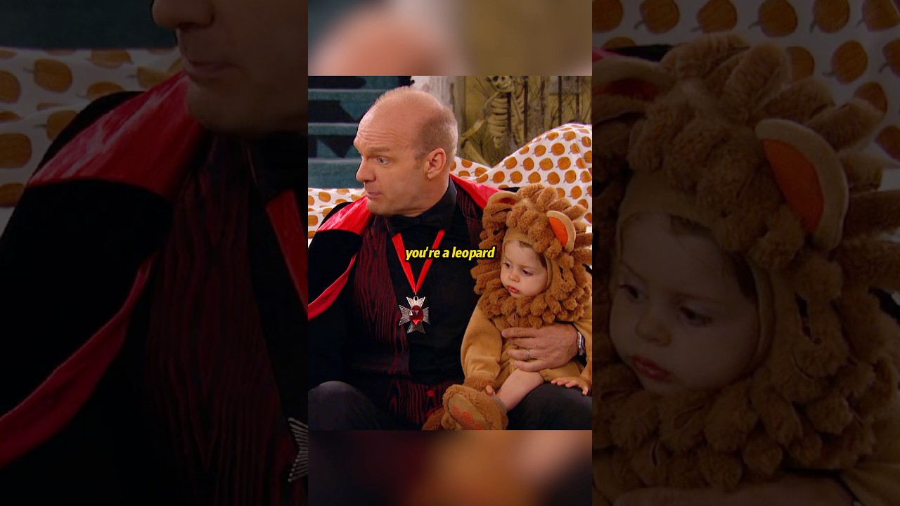 Charlie dressed as a lion