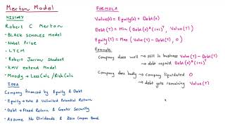 Merton Model for Credit Risk Assessment