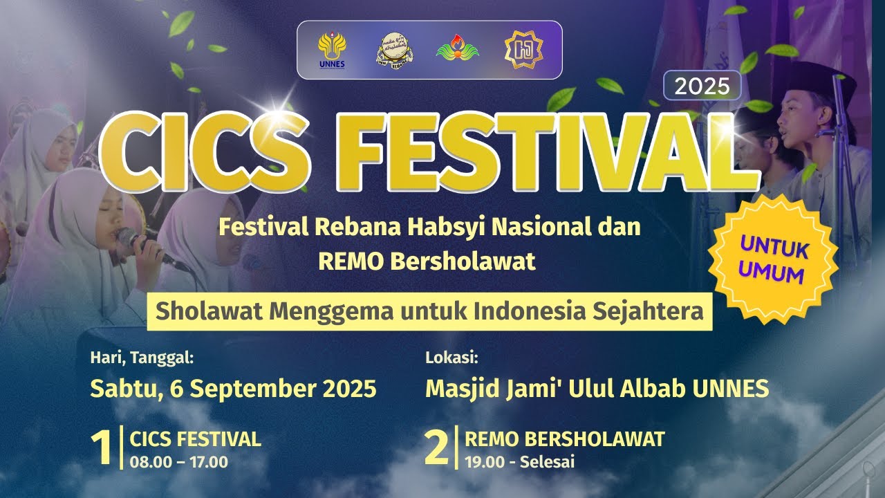 CICS FESTIVAL 2025 | REMO BERSHOLAWAT | UKM REBANA MODERN UNNES | 6 September 2025