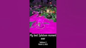 My Best Splatoon moment 🌟 #shorts #splatoon2 #salmonrun #splashdown
