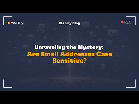 Unraveling the Mystery: Are Email Addresses Case Sensitive?
