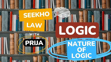 Logic Nature of Logic definition Part 1