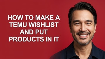 How To Make A Temu Wishlist And Put Products In It - KevinHowTo