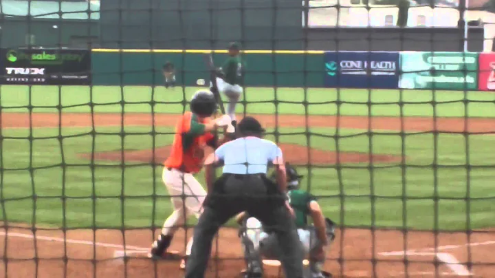 Augusta RHP Kendry Flores vs. Greensboro DH Matt J...