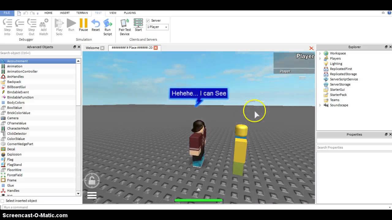 How To Make A Talking Bot Roblox Youtube - how to make bots talk in roblox studio