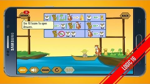 River Crossing IQ Logic 16 answer