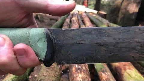 Ka-bar Becker bk9 Knife mods- what a improvement in performance