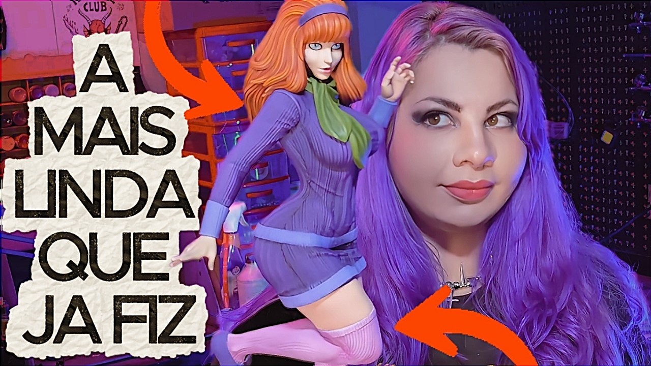 Pintando a DAPHNE de Scooby Doo - Impressão 3D