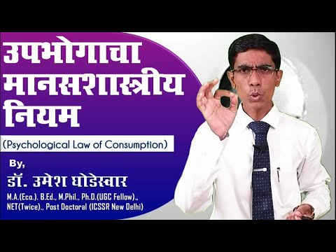Law of Consumption | उपभोगाचा मानसशास्त्रीय नियम |  By Dr.Umesh Ghodeswar