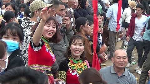 mọi người đi chảy hội 14 tháng giêng 2023 chợ hội PHONG VÂN lục ngạn bg