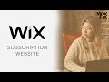 How to Make a Subscription Website in Wix | WIX FIX