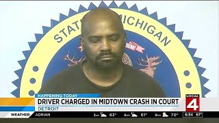 Man charged in Midtown crash due in court