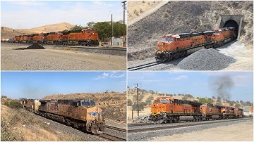 Trains over Tehachapi Pass 8.11.21 Part 1