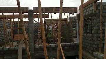 Building in Ghana Gable & Lintel Beam Casting | Ep-61 | The Oyarifa Project #brightandclara