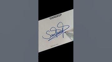 Sandeep name signature style by ArTwarT