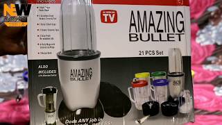 Amazing Bullet blender, magic smoothie maker unboxing review