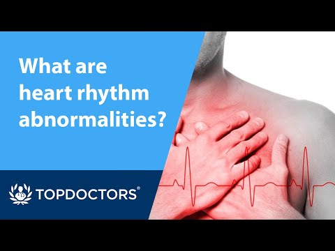 What are heart rhythm abnormalities?