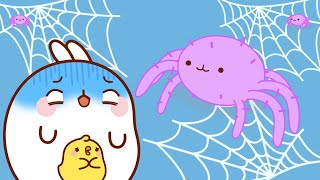 Molang and Piu Piu against The GIANT Spider🕸️ | Funny Compilation For Kids