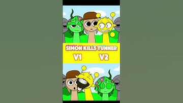 Vineria react to SIMON kills TUNNER V1 or V2  #incredibox #sprunki #tunner #simon