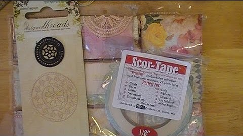 Quick Tip With Abby~ Embroidery & Scor Tape