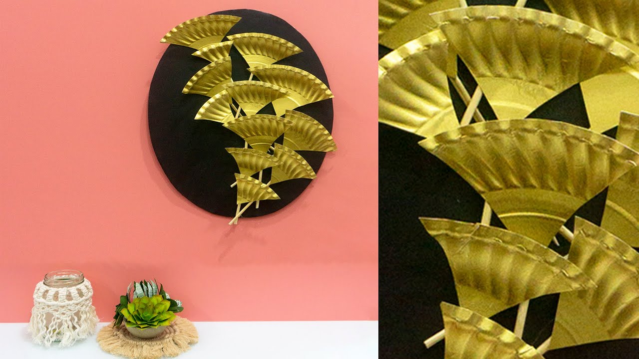 DIY Paper Plate Decor Wall Hanging Room Decor DIY wall hanging