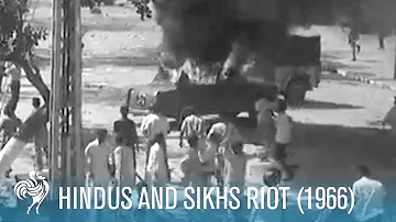 Hindus and Sikhs Riot: New Delhi, India (1966) | British Pathé