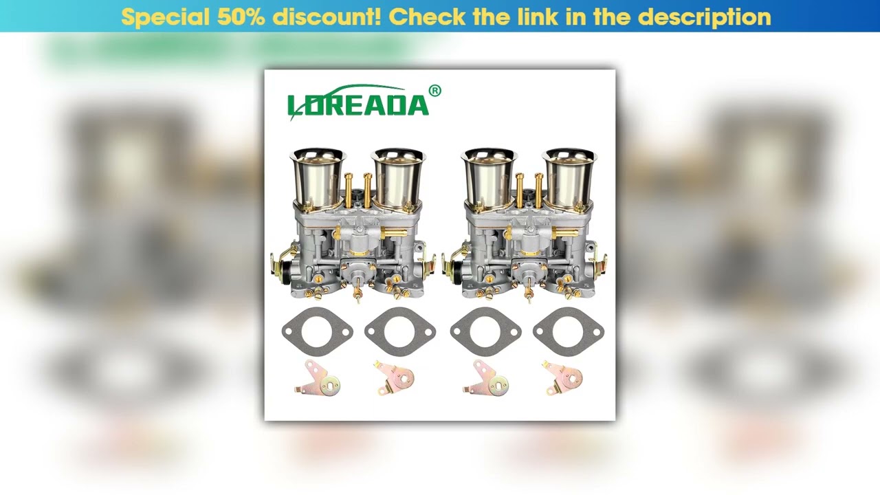 Editor’s Choice 2PCS x 40IDF Carburetor Carb Assy Replace 2 Barrel Weber Carburador Vergaser For Bu