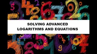 Solving advanced logarithms and logarithmic equations +Ti84