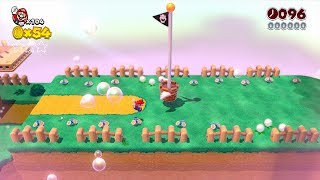 スーパーマリオ3dワールド スター 4 飛びつけ ゴールポール Youtube