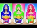 Eating Only Color One Food for 24 Hours || Funny Food Situations & Mukbang by RATATA COOL