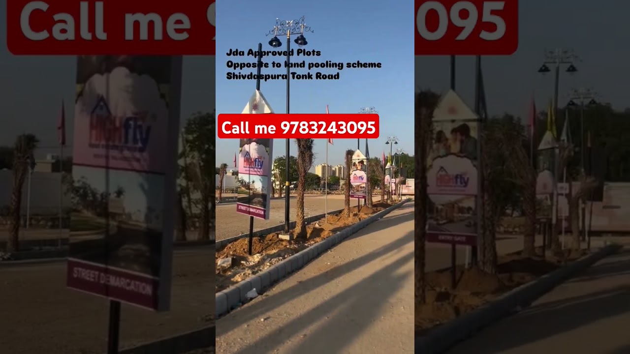 JDA APPROVED plots shivdaspura Tonk road Jaipur 