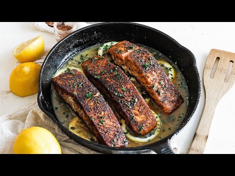 Easy Blackened Salmon Recipe » With Homemade Blackened Seasoning