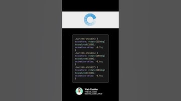 Blue Triangle Loader Animation / Rotating Shape with HTML & CSS #viral #coding