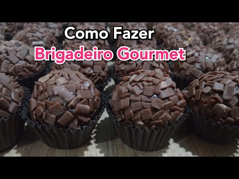 Como Fazer Brigadeiro Gourmet PASSO Á PASSO rende muito + super dicas