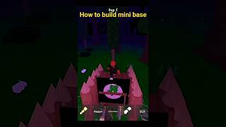 How to build mini base 💀 99 nights in the forest  #roblox #99nightsintheforest  #longr #usa