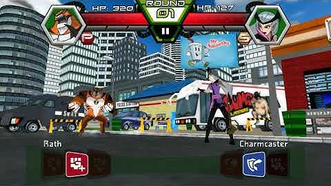 Ben 10 xenodrome Rath vs Charmcaster fight