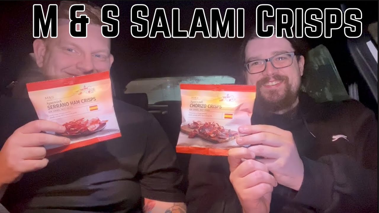 Marks and Spencer Serrano Ham and Chorizo Crisps Salami Crisps