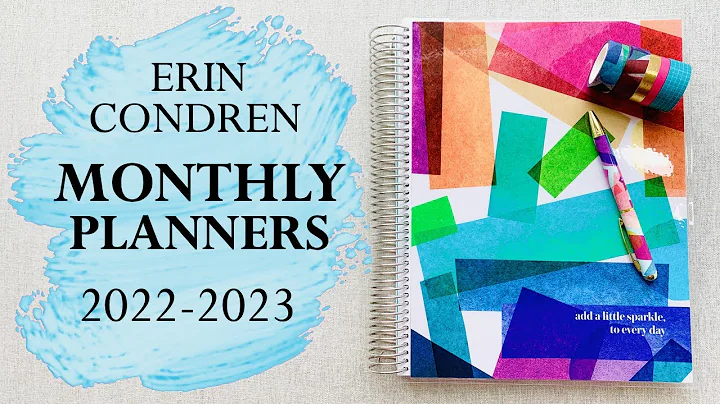 ERIN CONDREN MONTHLY PLANNER 22-23