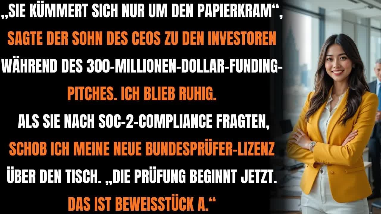 „Sie nannten mich nur Papierkram – dann entlarvte ich ihre 300 Millionen Lüge“
